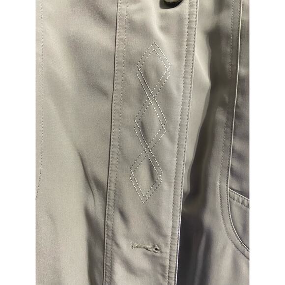 Braetan Coat Women's Large Khaki Green Beige Big Front Pockets - Picture 6 of 9